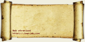 Jakov Rajković vizit kartica